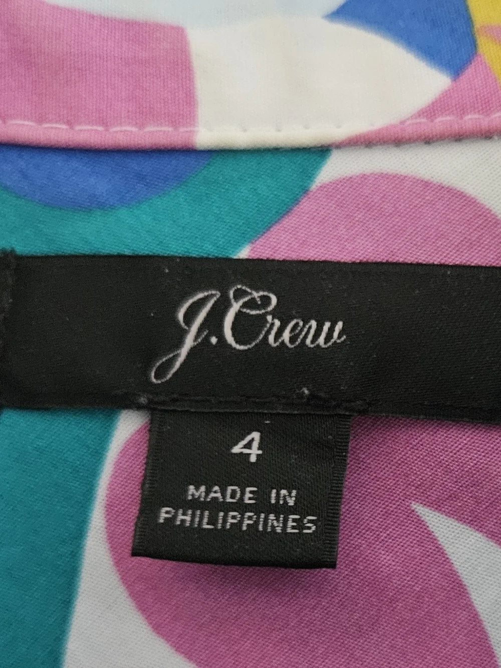 J. Crew Ratti Kaleidoscope button-down shirt